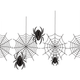 Hanging Spider Web Border Embroidery Design, Instant Download