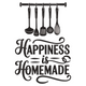 Happiness Is Homemade Embroidery Design, Instant Download