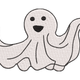 Happy Dancing Ghost Halloween Embroidery Design, Instant Download