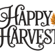 Happy Harvest Embroidery Design, Fall Harvest Machine Embroidery Pattern, Instant Download