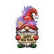 Happy New Year Gnome Embroidery Design, Instant Download
