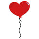 Heart Balloon Embroidery Design, Valentine Machine Embroidery Pattern, Instant Download