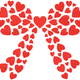 Heart Bow Embroidery Design, Valentine's Day Pattern, Instant Download