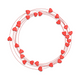 Heart Circle Wreath Embroidery Design, Minimal Valentine Machine Embroidery, Instant Download