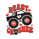Heart Crusher Monster Truck Embroidery Design V2, Instant Download