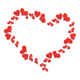 Heart Made of Hearts Embroidery Design, Valentine, Instant Download