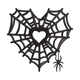 Heart Spider Web Embroidery Design, Instant Download