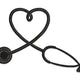 Heart Stethoscope Embroidery Design, Nurse Healthcare Gift, Instant Download