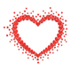 Heart Wreath Love Embroidery Design, Valentine Floral Wreath Pattern, Instant Download