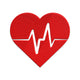 Heartbeat Heart Embroidery Design, EKG Heart Pattern, Instant Download