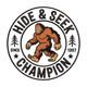 Hide & Seek Champion Bigfoot Embroidery Design, Machine Embroidery Pattern, Instant Download
