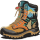 Hiking Boot Landscape Scene Embroidery Design, Instant Download