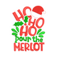 Ho Ho Ho Pour the Merlot Embroidery Design, Instant Download