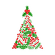 Holly Berry Christmas Tree Embroidery Design, Botanical Holiday Machine Embroidery Pattern, Instant Download