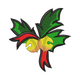 Holly Jolly Bells with Green Leaves Embroidery Design, Machine Embroidery Pattern, Instant Download
