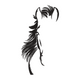 Horse Head Silhouette Embroidery Design, Instant Download