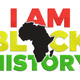I Am Black History Africa Map Embroidery Design, Instant Download