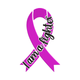I Am a Fighter Ribbon Embroidery Design, Instant Download