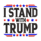 I Stand With Trump Embroidery Design, Instant Download