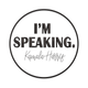 I'm Speaking, Kamala Harris Embroidery Design, Instant Download