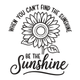 Inspirational Sunflower Embroidery Design, Machine Embroidery Pattern, Instant Download