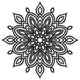 Intricate Symmetrical Mandala Embroidery Design, Machine Embroidery Pattern, Instant Download