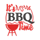 It's BBQ Time Embroidery Design, Grilling Season Instant Download