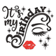 It's My Birthday Embroidery Design, Instant Download