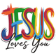 Jesus Loves You Embroidery Design, Machine Embroidery Pattern, Instant Download