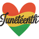 Juneteenth Heart Embroidery Design, Pattern
