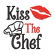 Kiss The Chef Embroidery Design, Instant Download