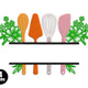 Kitchen Utensils Shelf Embroidery Design, Instant Download