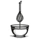 Kitchen Whisk and Mixing Bowl Embroidery Design, Baking Machine Embroidery Pattern, Instant Download