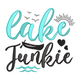 Lake Junkie Embroidery Design, Instant Download