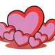 Layered Love Hearts Embroidery Design, Stacked Valentine Hearts Pattern, Instant Download
