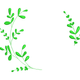 Leaf Corner & Accent Branch Embroidery Design, Instant Download