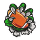 Leaf Wrapped Basketball Embroidery Design, Instant Download