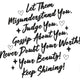 Let Them Misunderstand You Quote Embroidery Design, Instant Download
