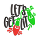 Let's Get Lit Christmas Lights Embroidery Design, Instant Download
