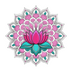 Lotus Mandala Embroidery Design, Instant Download