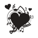 Love Music Notes Embroidery Design, Music Lover Machine Embroidery Pattern, Instant Download