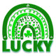 Lucky Rainbow Shamrock Embroidery Design, St. Patrick's Day Machine Embroidery Pattern, Instant Download