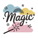 Magic Embroidery Design, Whimsical Fantasy Machine Embroidery Pattern, Instant Download