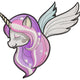 Magical Flying Unicorn Embroidery Design, Instant Download