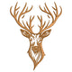 Majestic Deer Head Embroidery Design, Instant Download