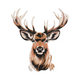 Majestic Deer Head Embroidery Design V2, Instant Download
