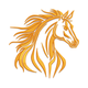 Majestic Horse Head Embroidery Design, Instant Download