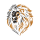 Majestic Lion Head Embroidery Design, Instant Download