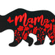 Mama Bear Floral Embroidery Design, Instant Download
