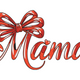 Mama Bow Embroidery Design, Mother's Day Pattern, Instant Download